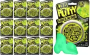 JA-RU Lab Putty Magic Glow in The Dark Slime w/Tin Container (12 Pack) Neon...