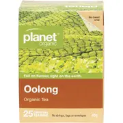 Planet Organic Oolong Herbal Tea Bags 25 Pack