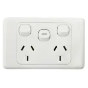 Double Power Point GPO with OVEN as extra switch - 35AMP EXTRA SWITCH