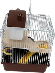 Unique Hamster House Double Layer Cage Pet Hideout Creative Play Area Suitable for Small Pets Random