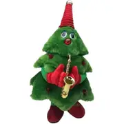 Christmas Tree Electric Plush Toys, Funny Singing Dancing Music Xmas Tree Doll B