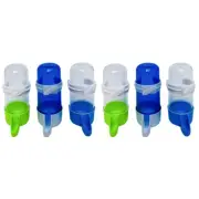 6 Pcs Automatic Drinking Fountain Bird Device Conure Water Feeder