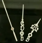 Clock Hands (Silver) for High Torque Quartz Spindle Mechanism