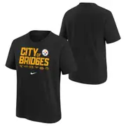 Pittsburgh Steelers Nike Local T Shirt Black - Youth