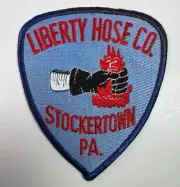 Liberty Hose Company Fire Stockertown Pennsylvania PA Patch W3