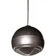 REDBACK C1051 100V Line Pendant Speakers Black Ball 15W Wide Dispersion Angle.