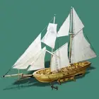 1:100 Harvey Wooden Sailing Boat Model DIY Kit Ship Assembly Decor