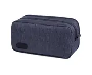 Large Pencil Case with Zipper Multi-Function Compartment Large-Capacity Pen Soft Fabric