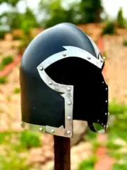 Barbute helmet | Medieval knight greek barbute armor helmet | Black cosplay Gift