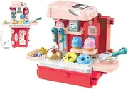 MINISO Pack of 20 Play Children's Kitchen Accessories, Portable Baking Set Children's Kitchen for Girls, Role Toy for Children, Educational Role Play Learning Toy Montessori Toy from 3 Years