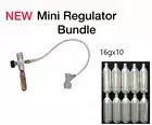 Premium Mini Regulator Kit with 10 of CO2 Gas bottle For serving Party/Min Keg
