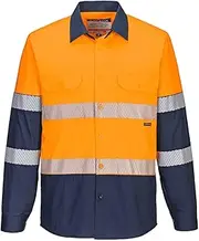 [Portwest] Day Night Safety Vest Stretch Shirt with Tape