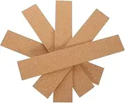 jojofuny 5Pcs Adhesive Cork Bulletin Strips for Office Home Memo Board Bars Natural Cork Easy Install Versatile Use for Notes Photos