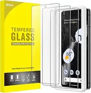 [JETech] Screen Protector for Google Pixel 7, Tempered Glass Film with Easy Installation Tool, Fingerprint Compatible, HD Clear, 3-Pack