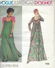 1970s Vintage VOGUE Sewing Pattern B34 EVENING DRESS (R905) By Geoffrey Beene