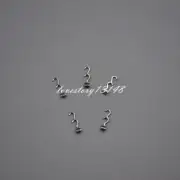 10 Pcs Dental Crimpable Spiral Sliding Hooks Multi-function Long Double Right