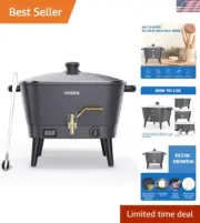 Wax Melter for Candle Making, Electric Non-Stick Wax Melter Holds 8Qts of Wax...