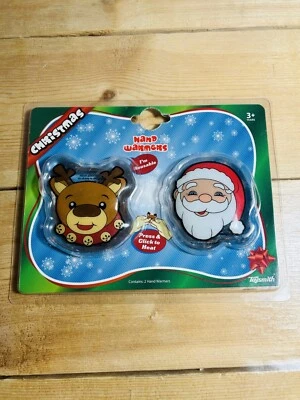 Christmas Hand Warmers Santa & Reindeer Holiday Collector Reusable 2013