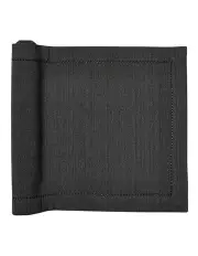 [Madras Link] Jetty Table Runner 35x140cm in Dark Grey
