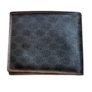 Vintage CELINE Macadam Bifold Wallet Brown Leather M98
