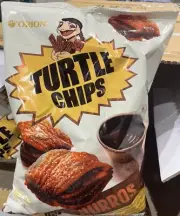 Orion Choc Churros Turtle Chips 481G
