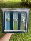RARE VINTAGE NOS SEALED AQUA VELVA SPORTS COLLECTION AFTER SHAVE TROPHY BOTTLES