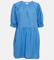 [Velvet] Velvet Kailani linen minidress AU 14 blue