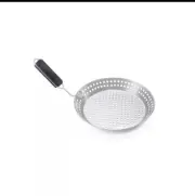 Outset Grill Skillet With Removable Handle Stainless Steel