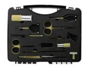 UMPQUA DREAMSTREAM+ 12 PIECE MASTER TOOL KIT TAN - FLY TYING TOOL KIT & CASE