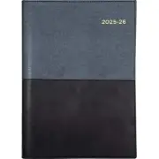 2025-26 Collins Vanessa Financial Year A4 Day To Page DTP Black Diary FY145.V99