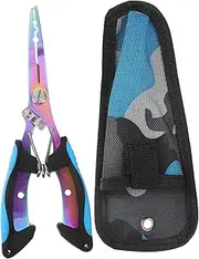 Mipcase 1 Set Fishing Pliers for Fish Tackle Hand Multi-Function Fishing Reusable Fishing Reusable Fishing Scissor Professional Wire Cutter Compact Wire Cutter Stainless Steel
