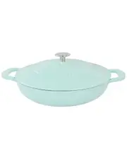 Martha Stewart 3.5qt Enameled Cast Iron Braiser with Self Basting Lid