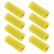 Paint Roller Cover 4 Inch Small Texture Sponge Brush 8Pcs