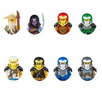 在飛比找蝦皮購物優惠-Ninja Go Minifigure MOC 職業特警忍者