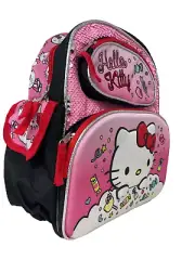 Sanrio Hello Kitty Candy World 12" 3D Toddler Canvas Pink School Backpack