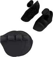 KGJAXF 4Pcs Neoprene & Silicone Weight Lifting Hand Grips - Gym Straps for Men and Women with Wrist Wraps for Deadlifts, Dumbbell Training, Heavy Duty Fitness