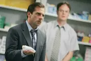 The Office Steve Carell as Michael Scott and Rainn Wilson as Dwigh- Old Photo 1