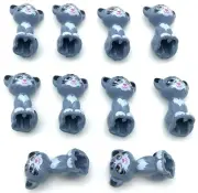 LEGO 10 New Sand Blue Cats Friends Elves Sitting with Medium Dark Flesh Eyes