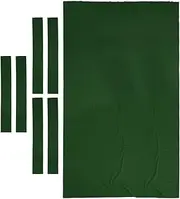 Professional 7ft 8ft Pool Table Felt + 6 Felt Strips, Billiard Snooker Cloth Felt for 7 Or 8 Foot Table, Study 0.9mm Thickness - 3 Colors Available