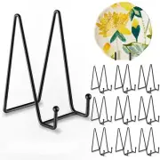10 Pack 6 Inch Plate Stands for Display, Plate Holder Display Stands, Metal F...