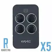 5 x FAAC Genuine 4B Garage/Gate Remote XT2/XT4/TE4433H/787456 740 741 402