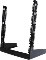 .Com 12U Open Frame Server Rack - 19" 2 Post Network Rack – Free Standing Audio