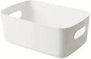 Flexible Plastic Storage Tubs Bins Pack of 4 (Medium)
