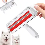 Pet Hair Remover Roller, Self-Cleaning Lint Roller - Dog & Cat Fur Remover for Sofa, (Red)