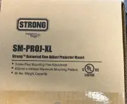 Strong SM PROJ XL WH Universal Projector Mount for Projectors up to 50 lbs. (WH)