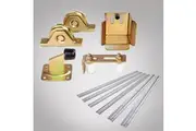 LockMaster Roller Guide Gate Opener Track Stopper Sliding Hardware Accessories Kit