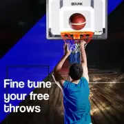 Adjustable Kids Basketball Hoop with 1.6m-2.1m Rim and Shatterproof Backboard