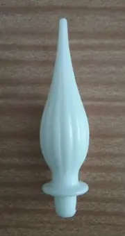 Resin Replica Genie Bottle Stopper Large Flame Style White(Suit Alrose Bottles)