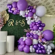 Purple Balloon Garland Arch Kit Birthday Party Decoration Wedding Party Supplies