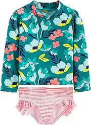 [Simple Joys by Carter's] Girls' 2-Piece Assorted Rashguard Sets